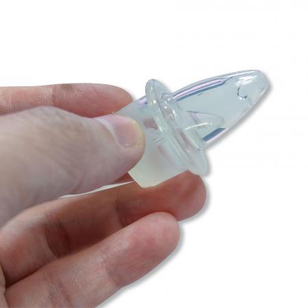 獨特防鼻涕逆流設計,裝水測試圖。